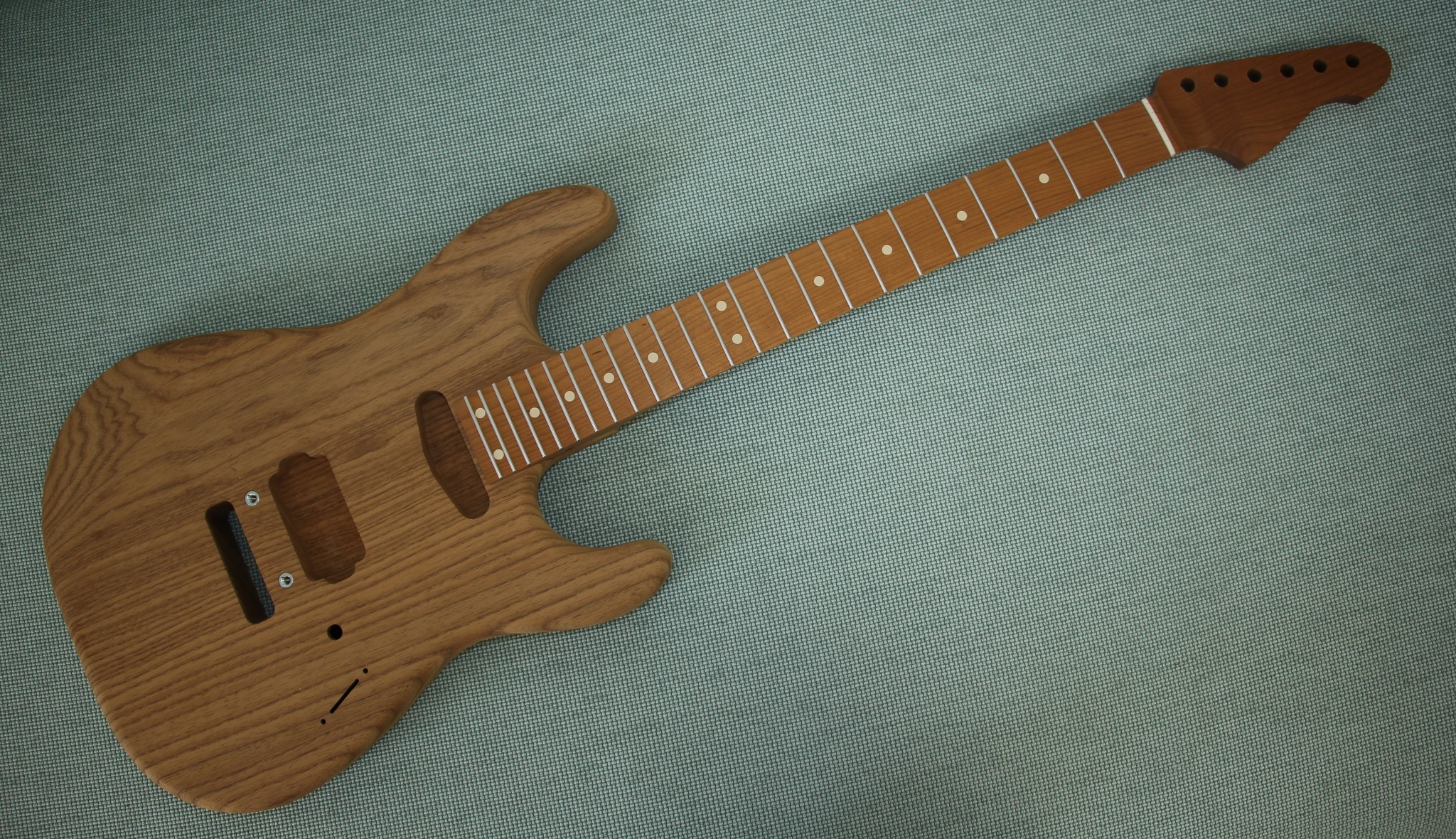 First build with roasted maple neck and swamp ash body