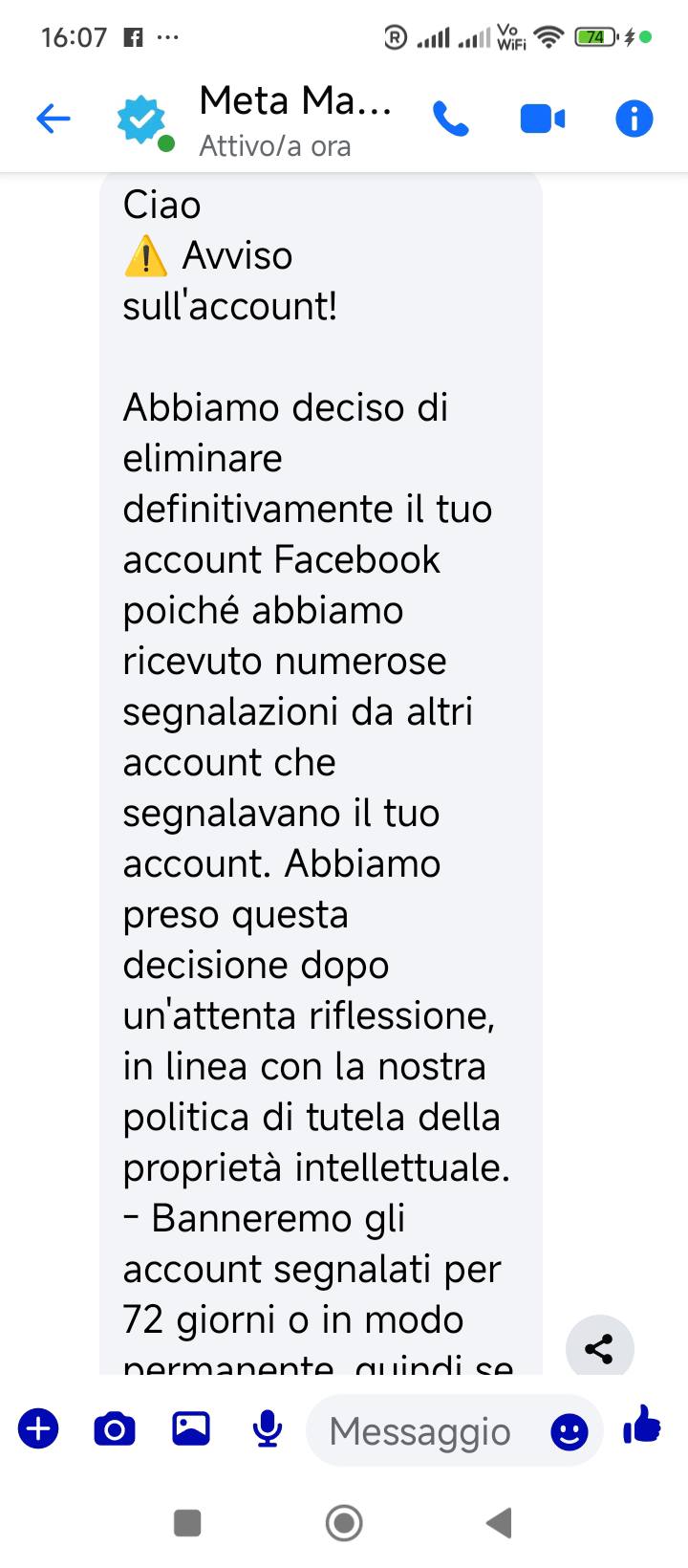 CIAO MAPPANO | ATTENZIONE MI È ARRIVATO QUESTO MESSAGGIO SUL MESSENGER ...