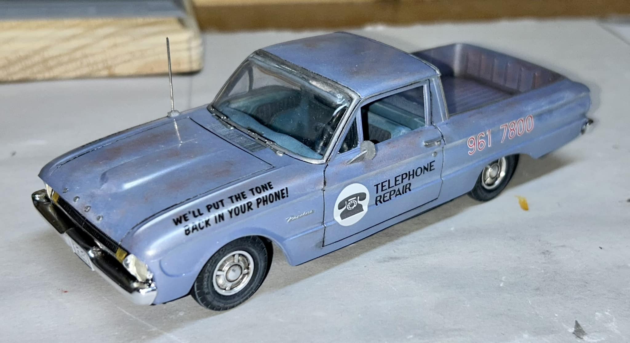 1961 Ford Falcon Ranchero 1/32 scale model build