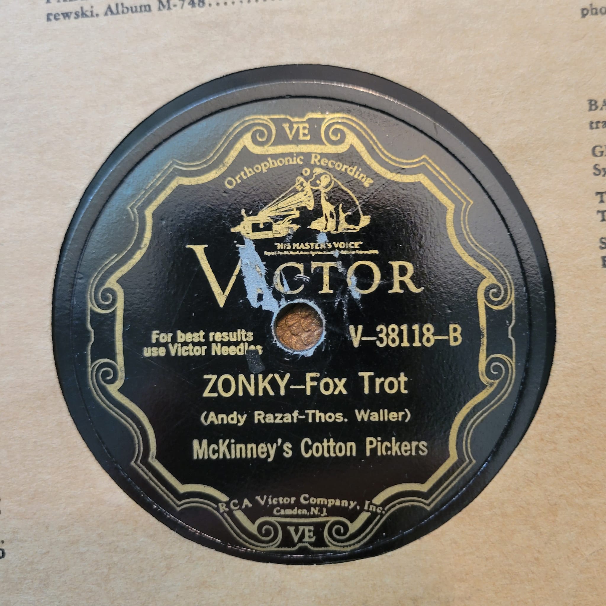 McKinney's Cotton Pickers 78 rpm records for sale