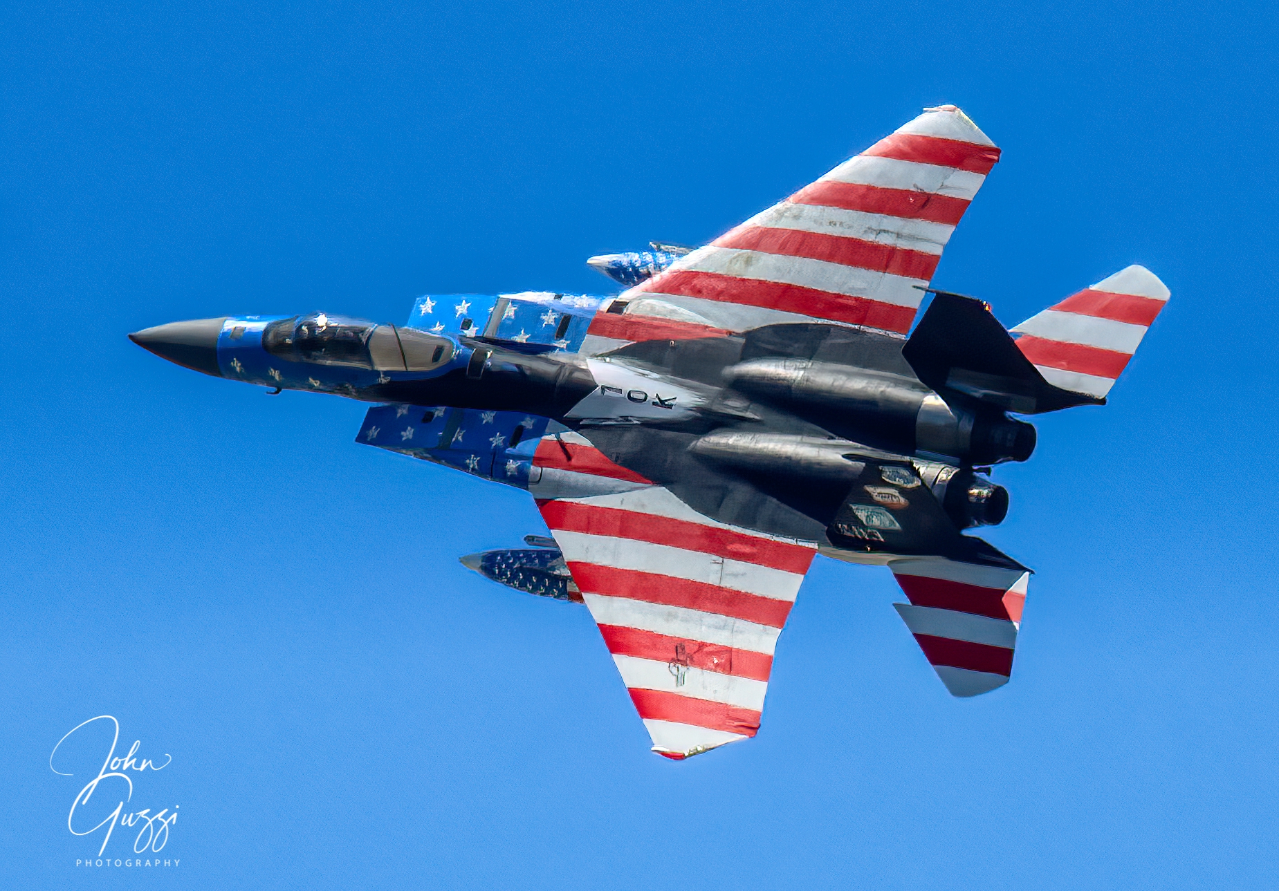 Patriotic F-15 Eagle from 194th FS