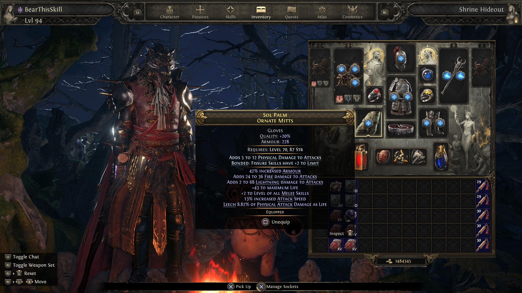 Good news for me after the patch. Orb of chance a heavy belt…. | Facebook