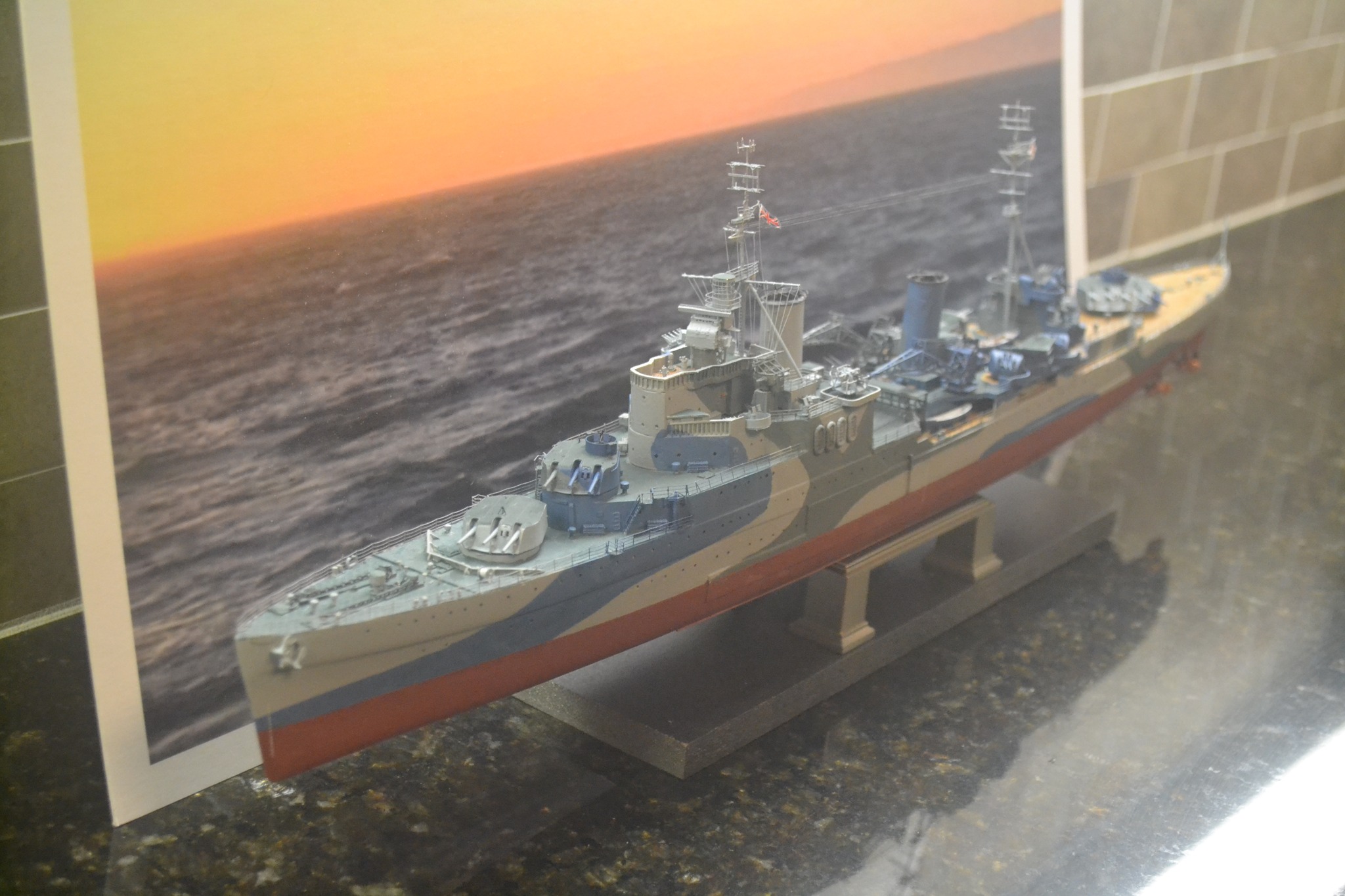This is the Foreart 1/350 HMS Sheffield with the Atlantic models