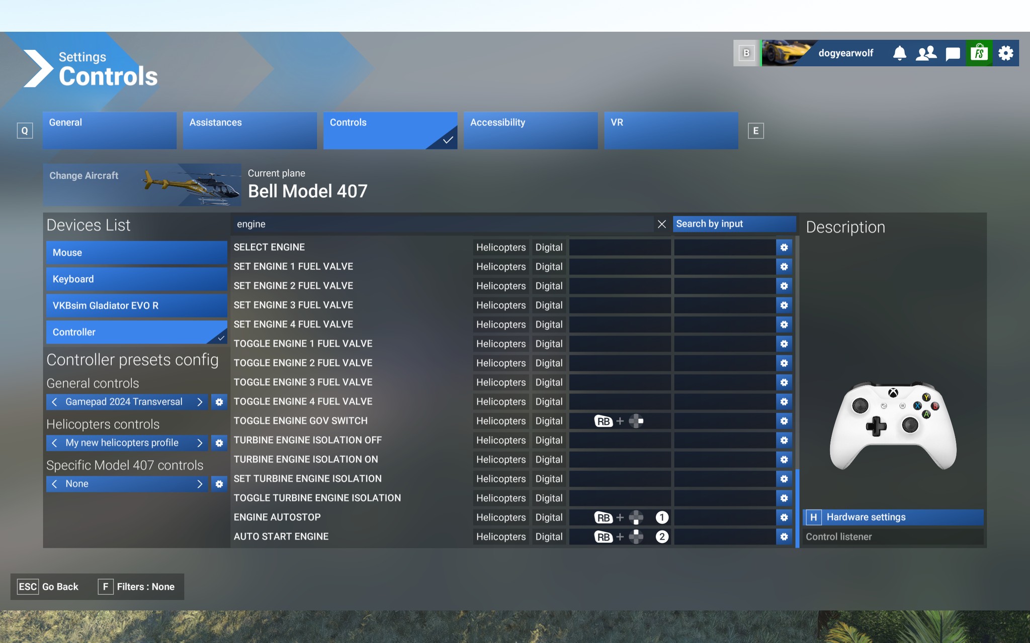 Microsoft Flight Simulator 2024 (Asobo Studio) | I assigned two sets of ...