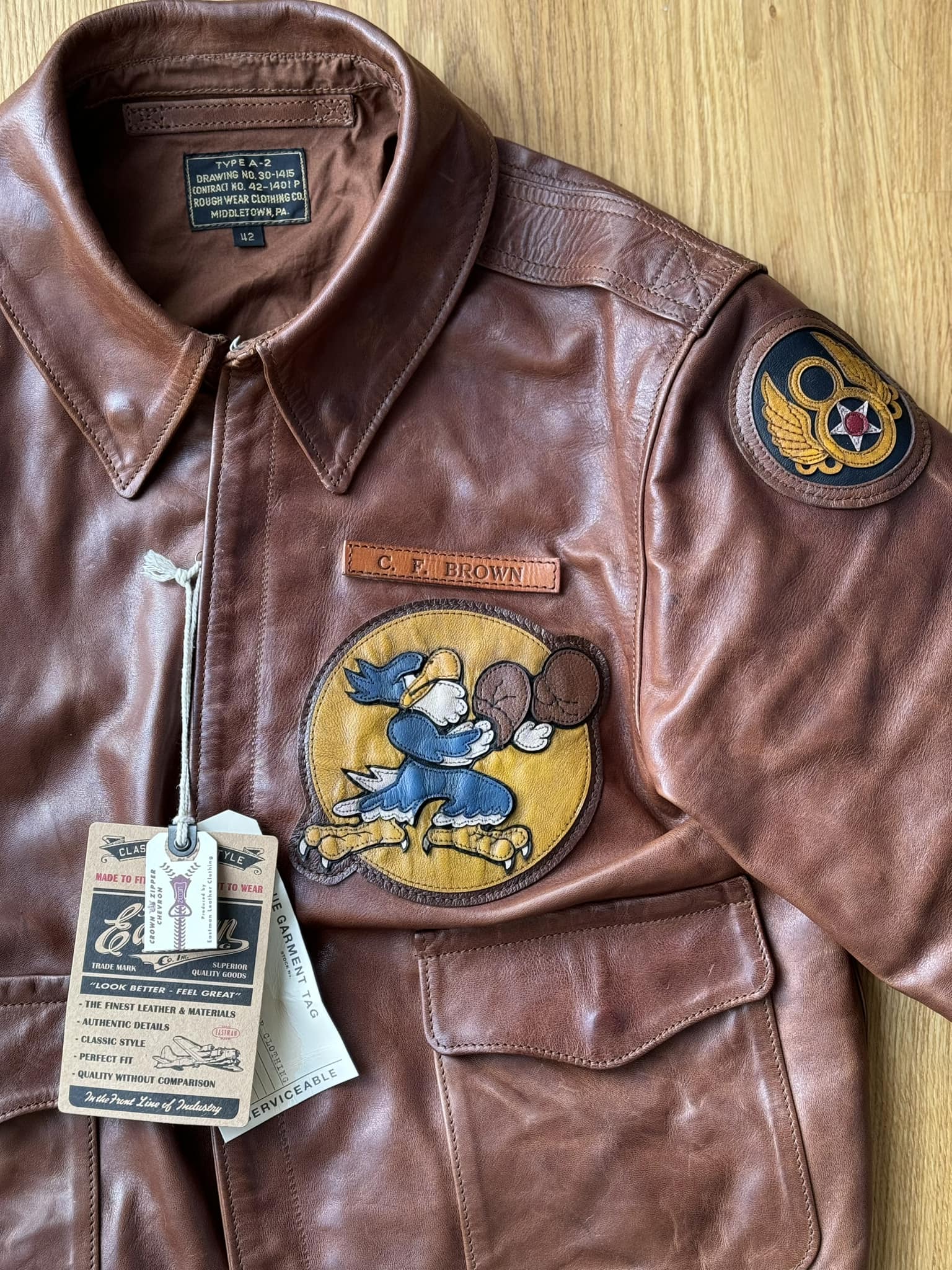 Eastman Roughwear 1401 'Time Worn' leather jacket review