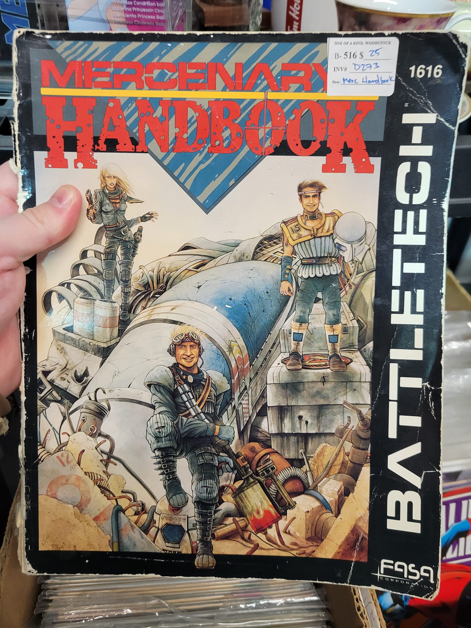 Found this Battletech TTRPG handbook at an antique store