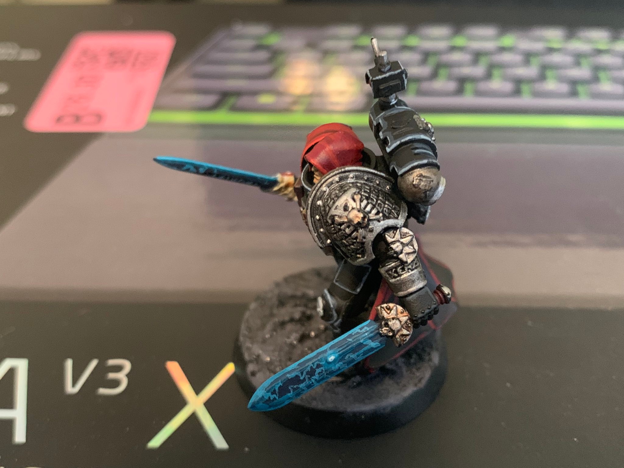 Warhammer 40K Deathwatch Veterans: 4 Spade Al Plasma (Power Swords) - Nuove Non Montate