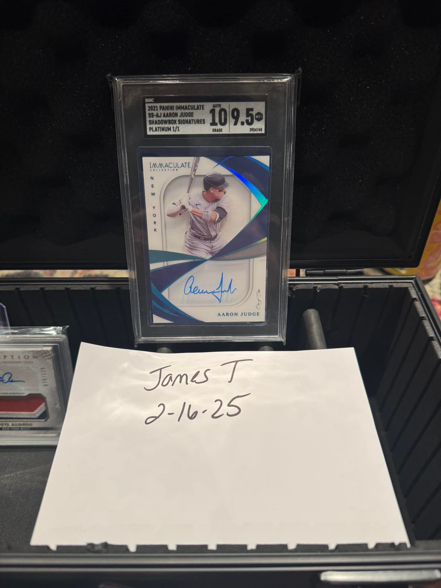 Should a 10-year-old sell or hold a 1/1 Aaron Judge 2021 Panini 
