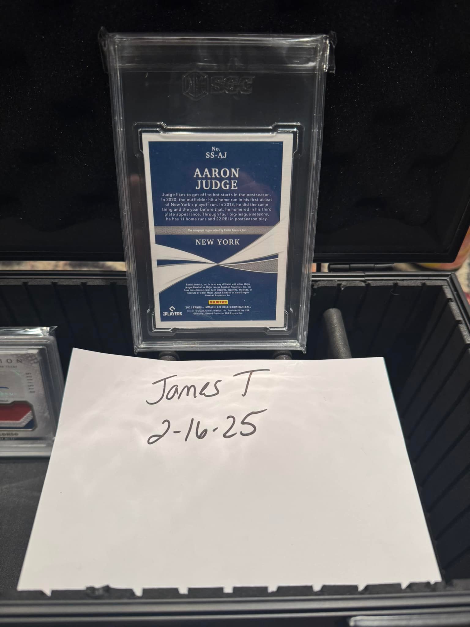 Should a 10-year-old sell or hold a 1/1 Aaron Judge 2021 Panini 