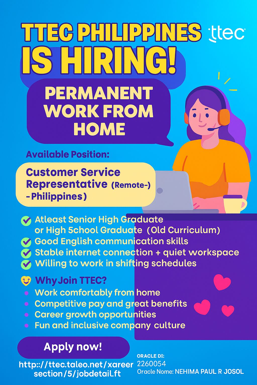 BPO CALL CENTER HIRING PHILIPPINES (Work from home / Work onsite ...