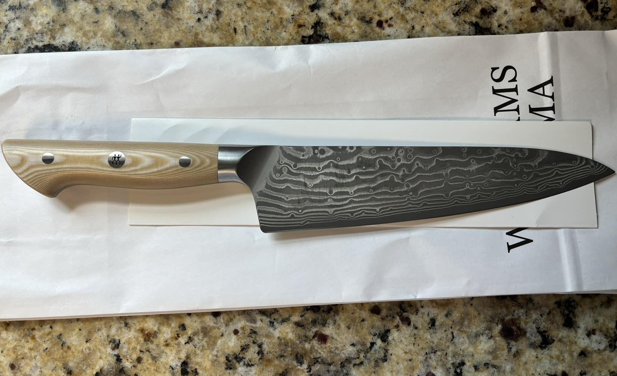 New ZWILLING Kanren Kiri 8-inch chef's knife purchase