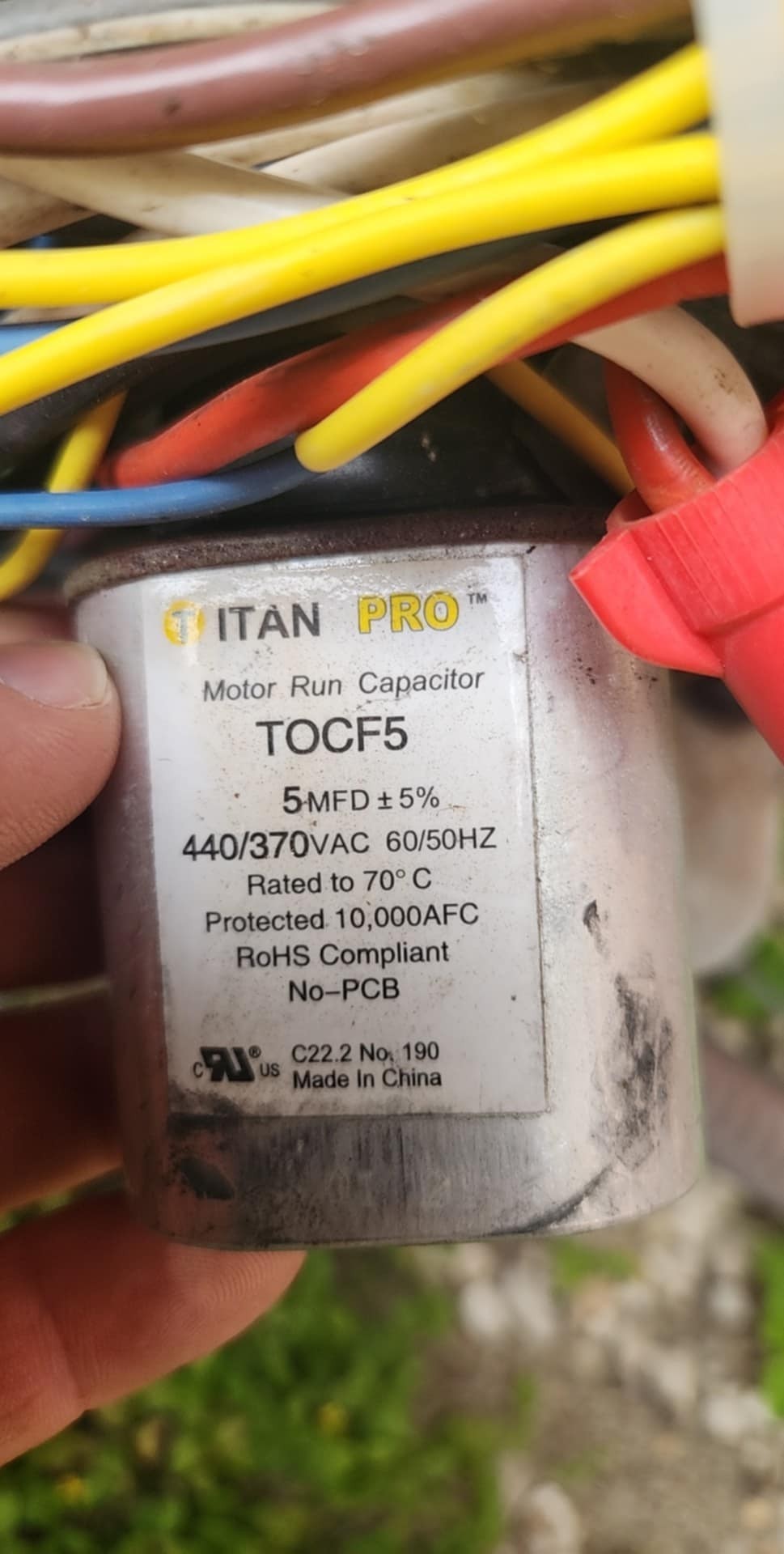 Anyone have a 40/5 mfd start run capacitor for an HVAC unit for sale
