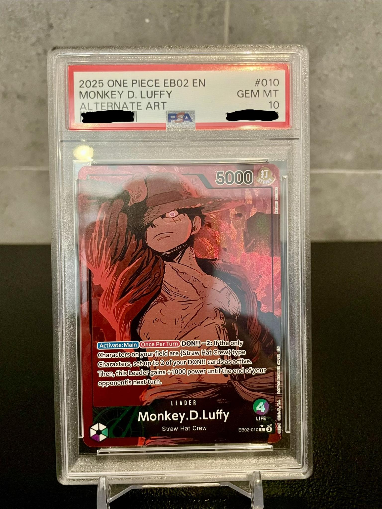 Selling Luffy leader EB02-010 English One Piece TCG card | Jakarta 