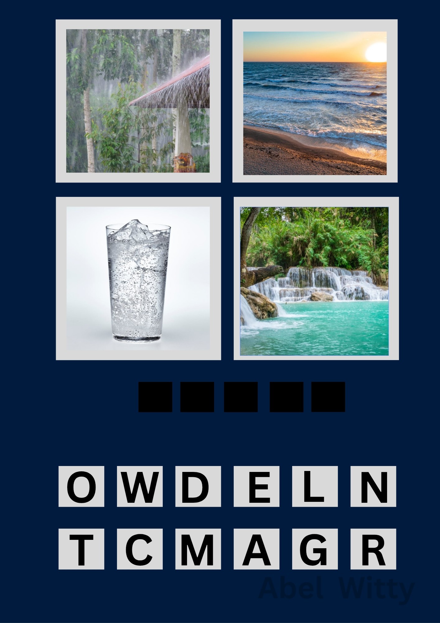Abel - Let's see who can solve this. 4 pics 1 word #4pics1word