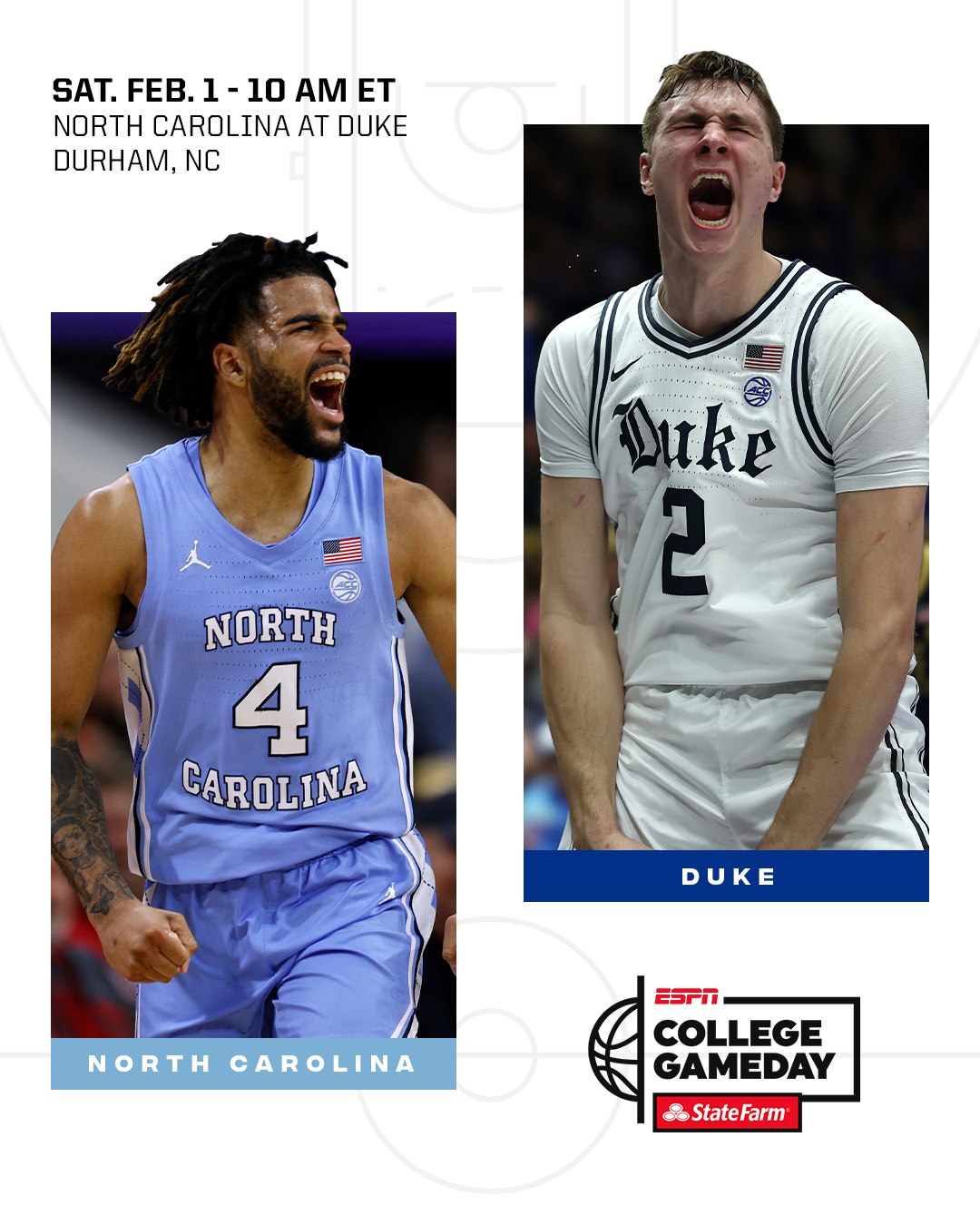 THE STORIED RIVALRY‼️ We are headed to Durham for a classic UNC
