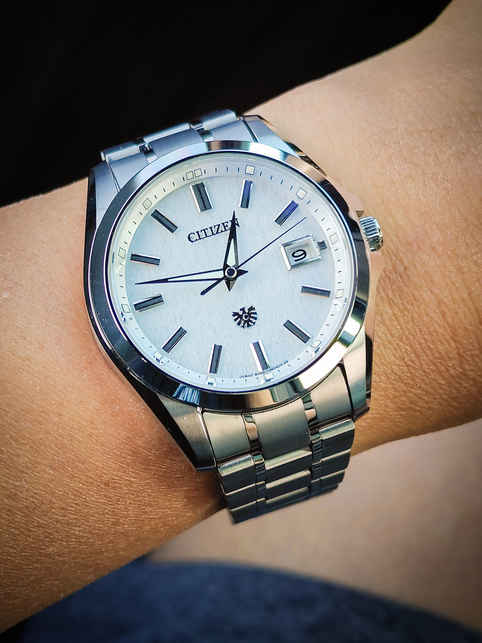 Citizen Chronomaster Watch with Washi Paper Dial