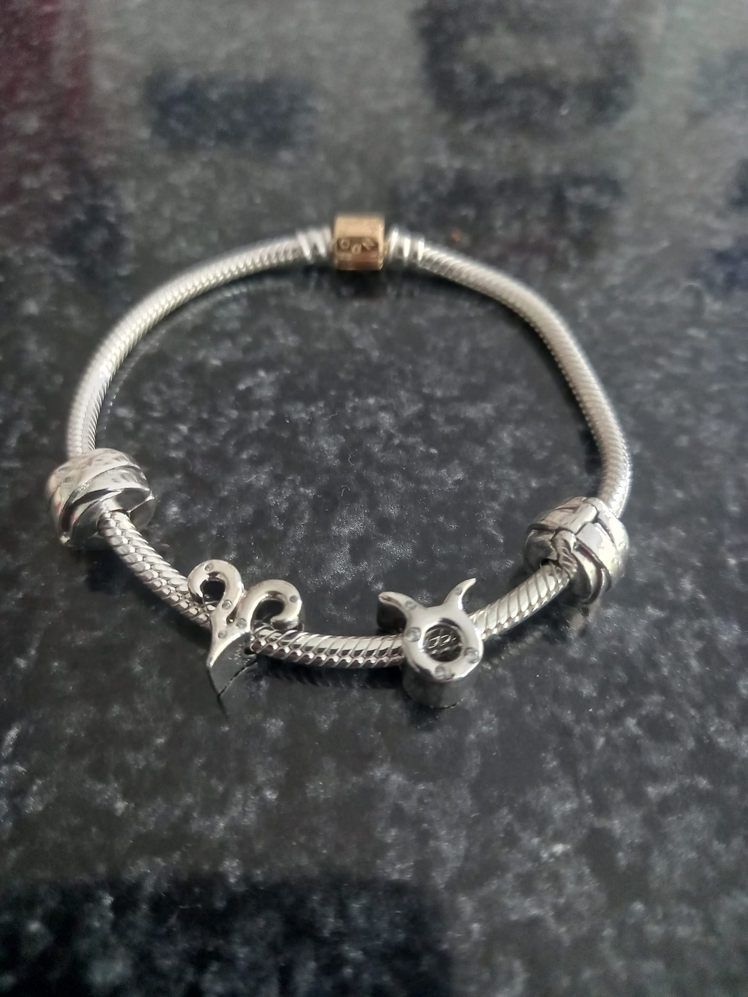 My Leather bracelet featuring the iconic MANOWAR logo on stainless