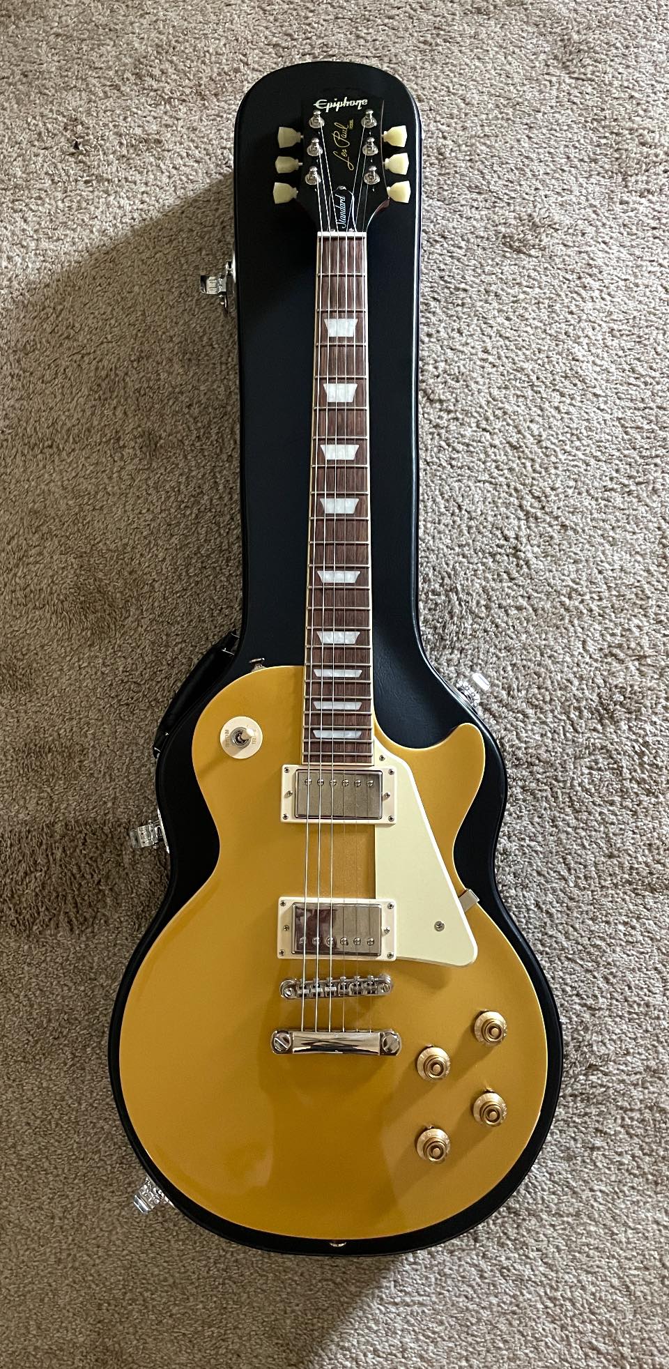 美品 Epiphone Les Paul DELUXE Bass フレイムトップ Epiphone Les