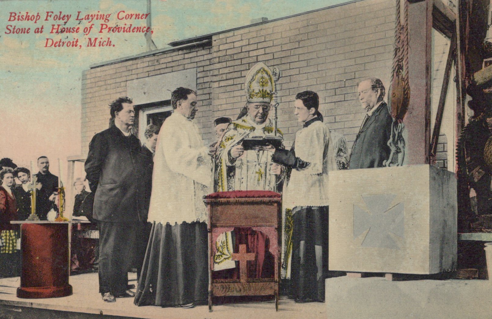 Early 1900s Michigan prayer portrait