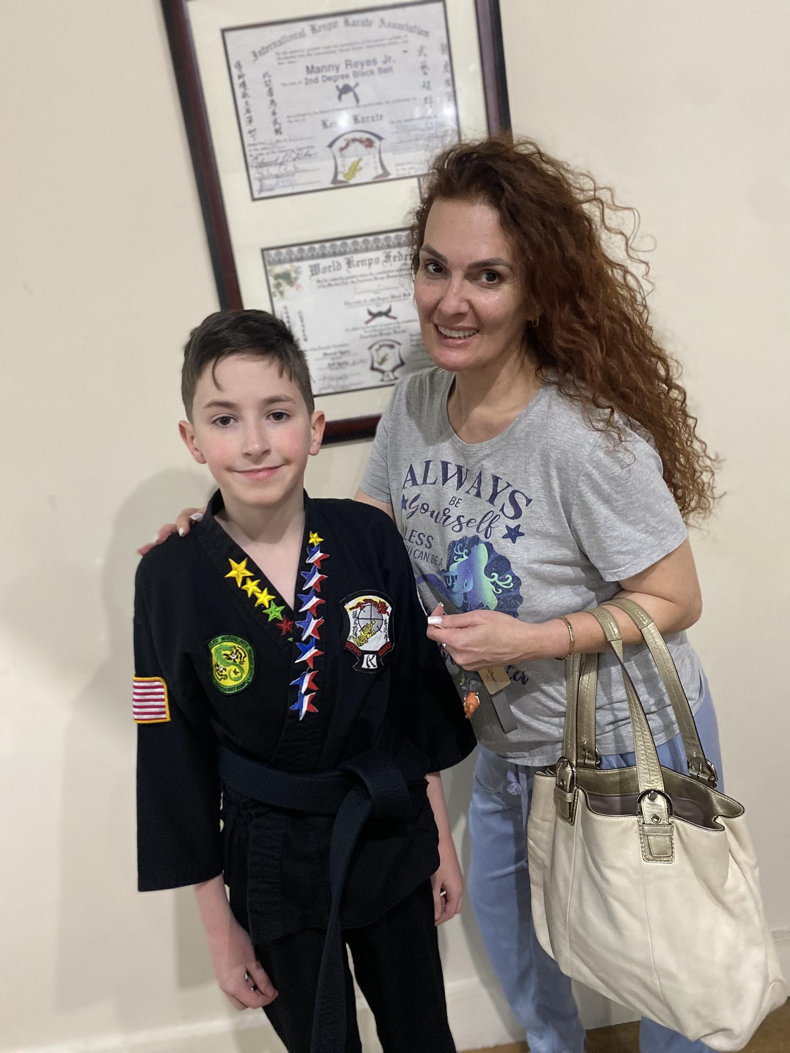 Manny Reyes Jr. - My Wife Lucy at our new School with a... | Facebook