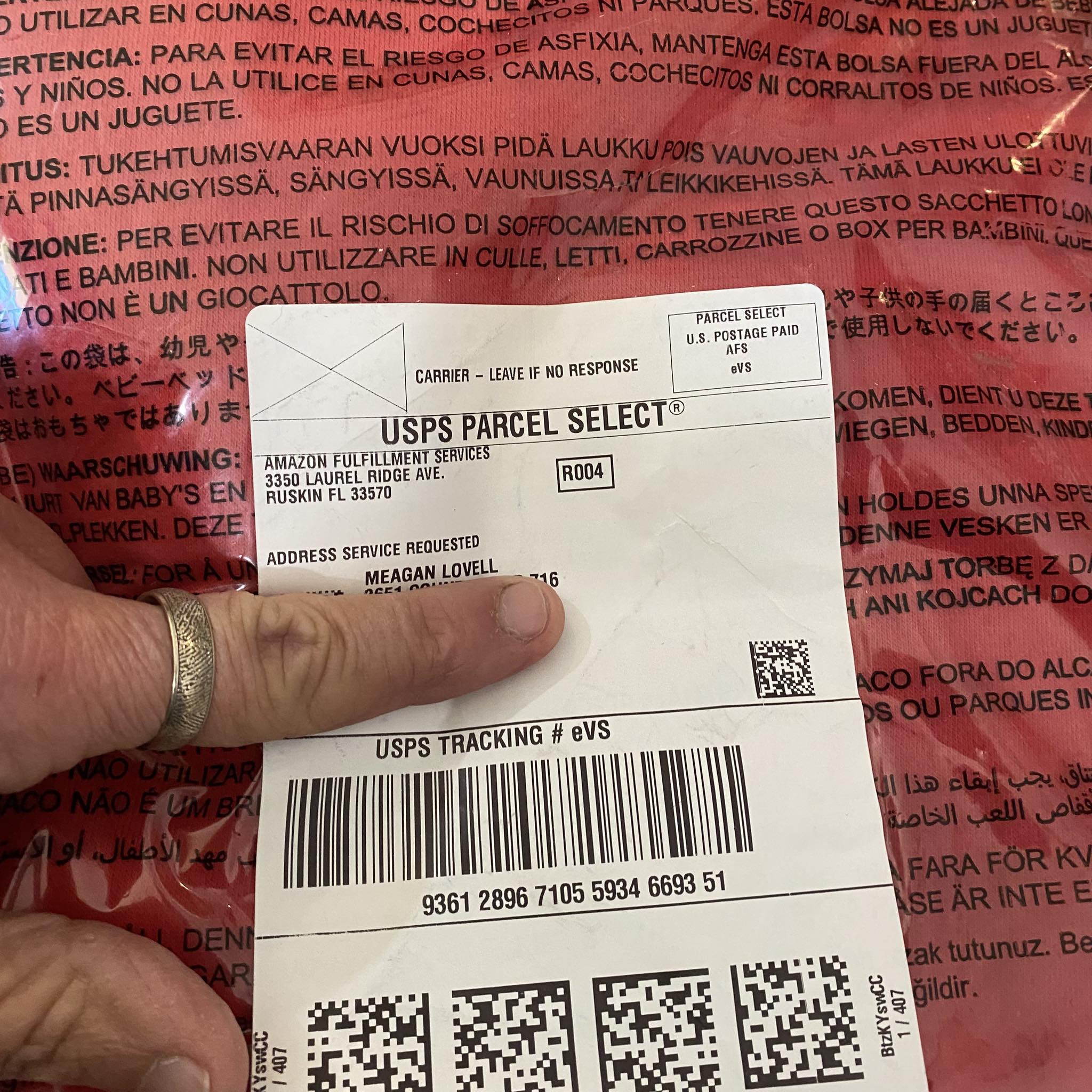 Found package for unknown person in Tamaqua, PA area