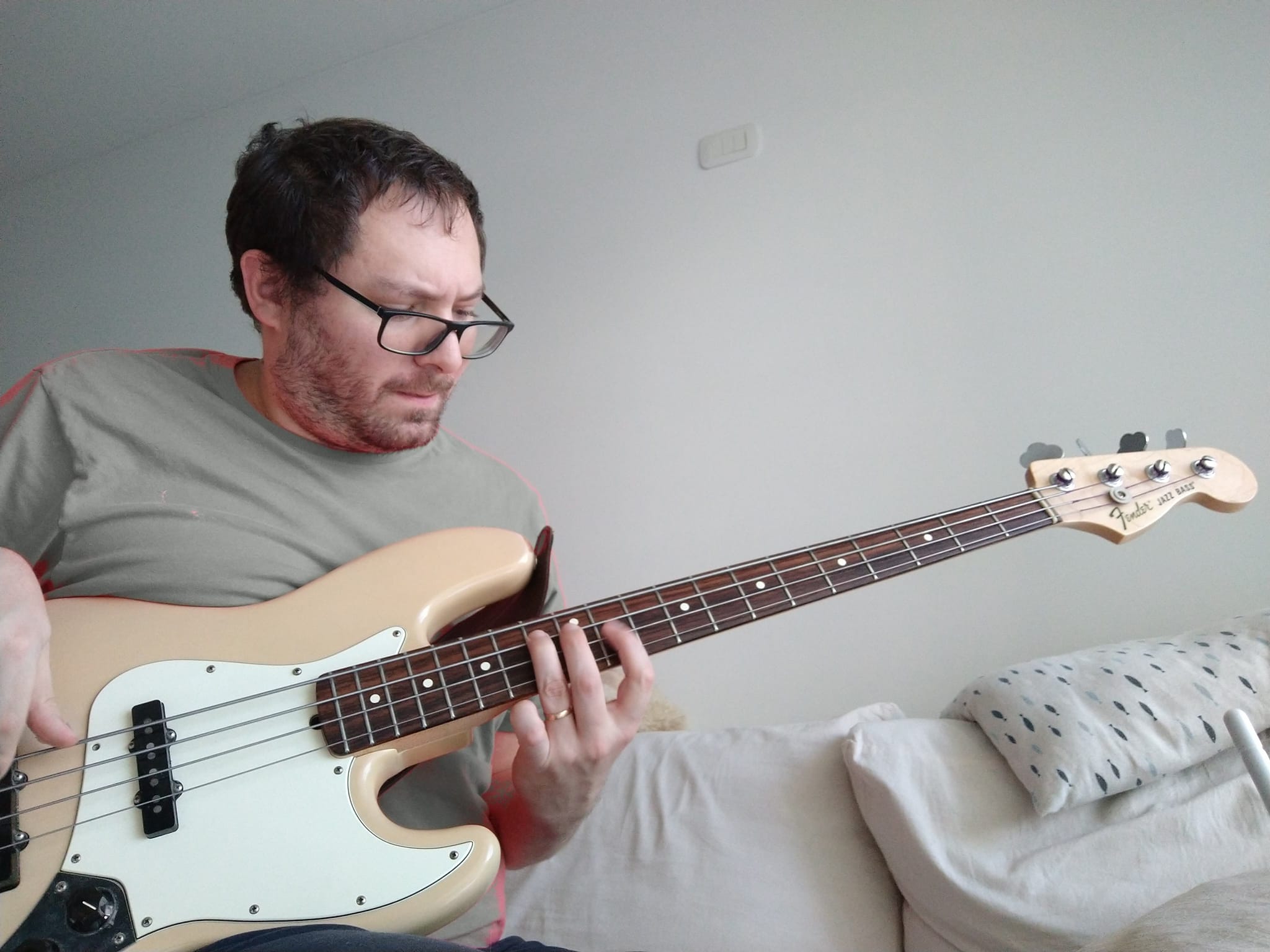 Me with my Highway One 2008 Fender Jazz Bass