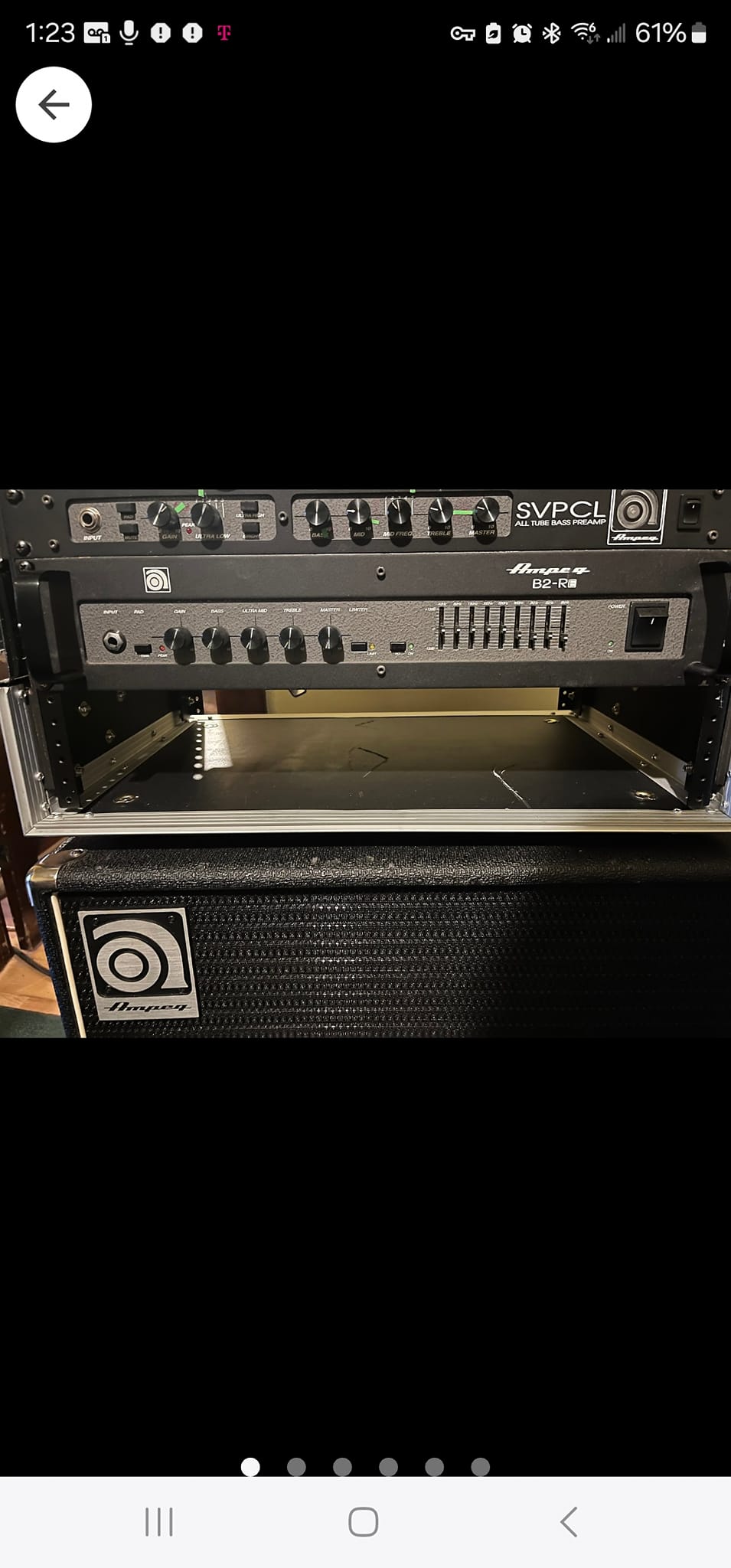 Will the Ampeg B2-RE amp drive an 800 watt 8 ohms cabinet?