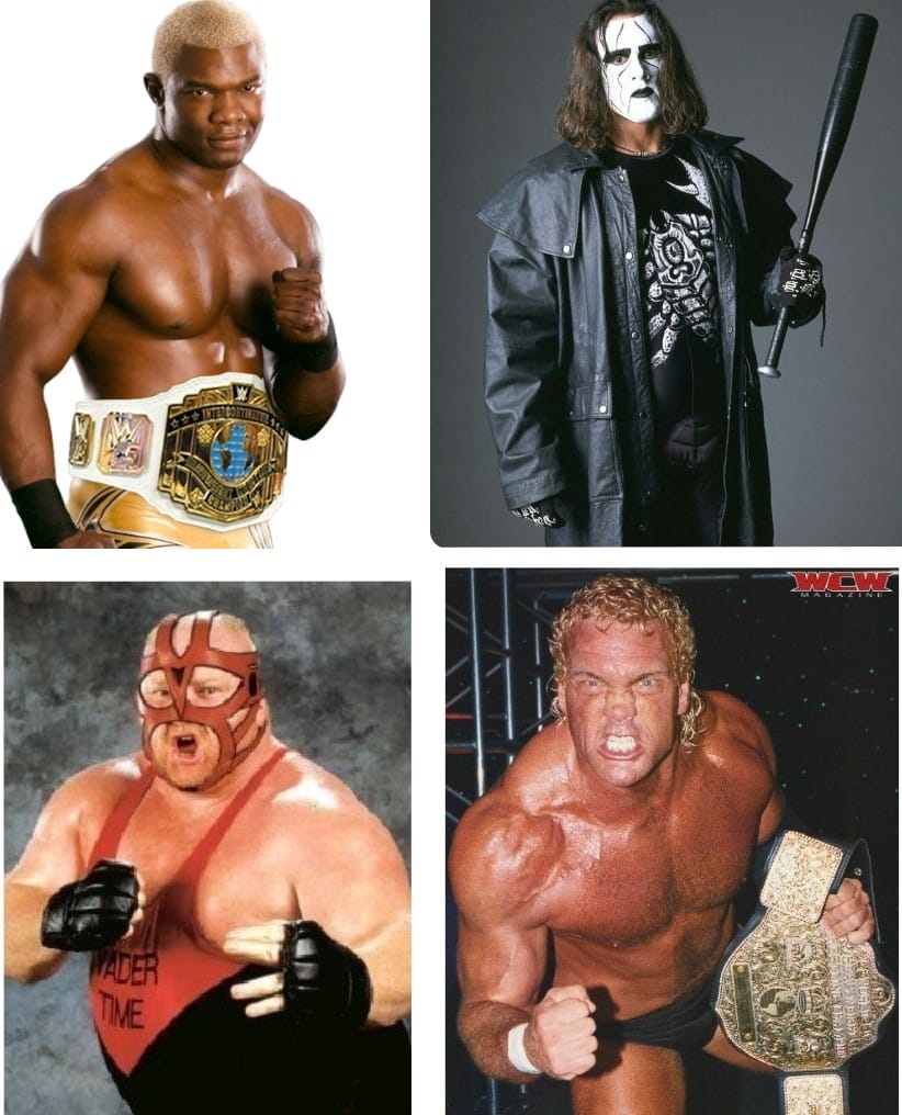 What are WCW and WWF teams for War Games match?