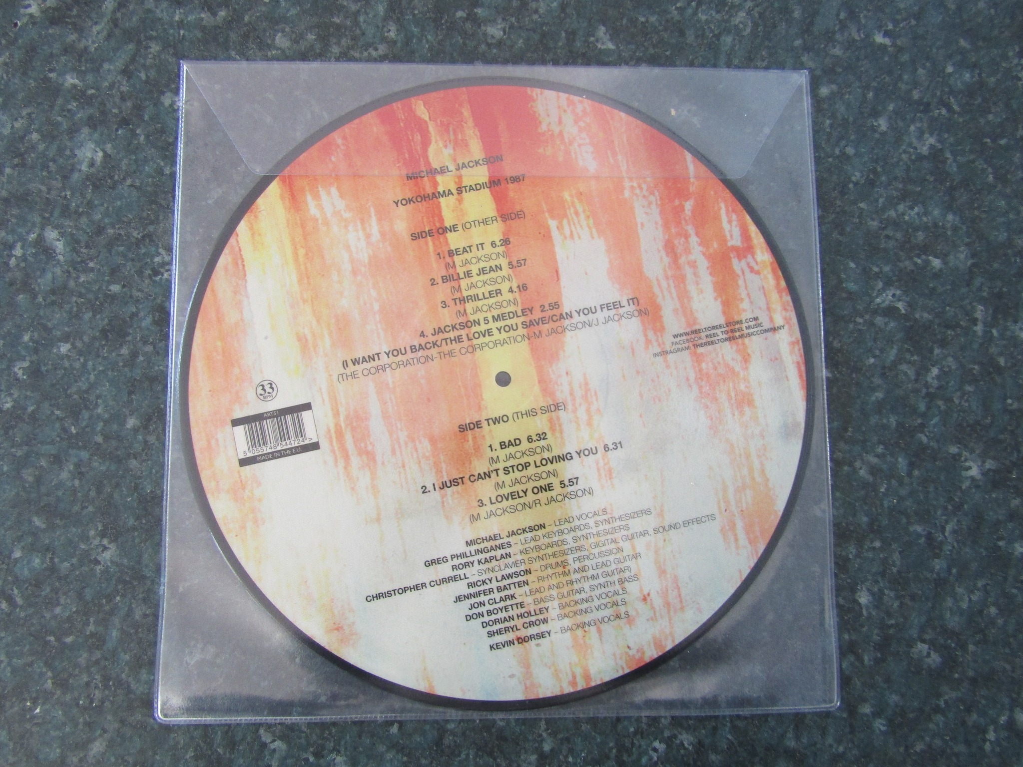 Micheal Jackson Yokohama Stadium Limited edition Picture Disc