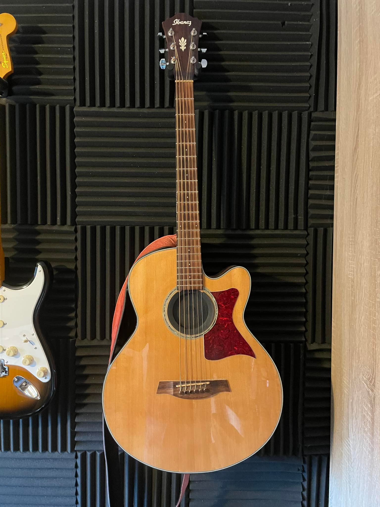 Here are my guitars. Crafter 34th anniversary. Gibson J45 & Ibanez