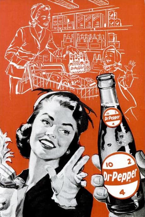 Dr Pepper, the original soft drink of the 1950s