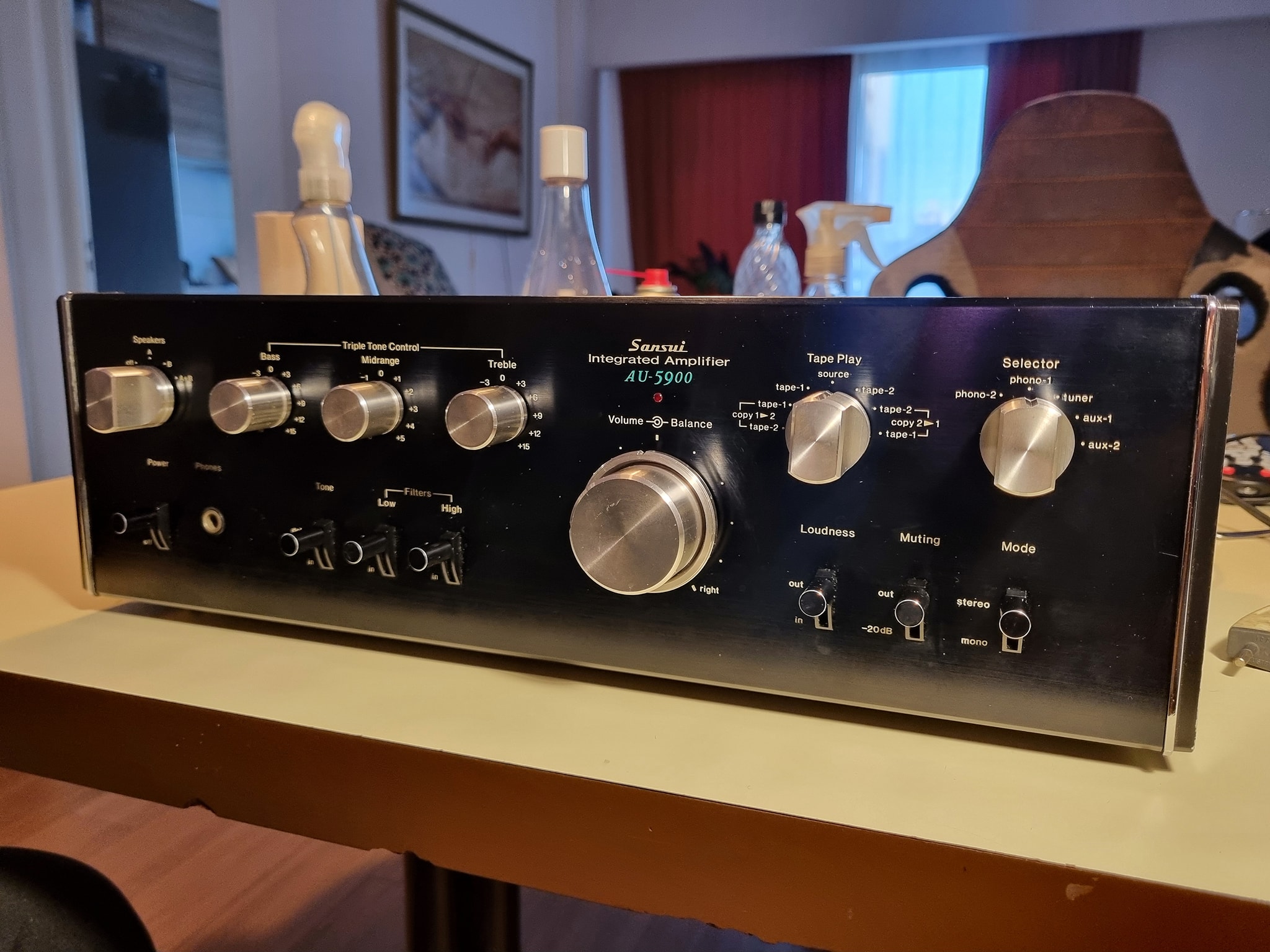 My new sansui au 5900, I finally got it