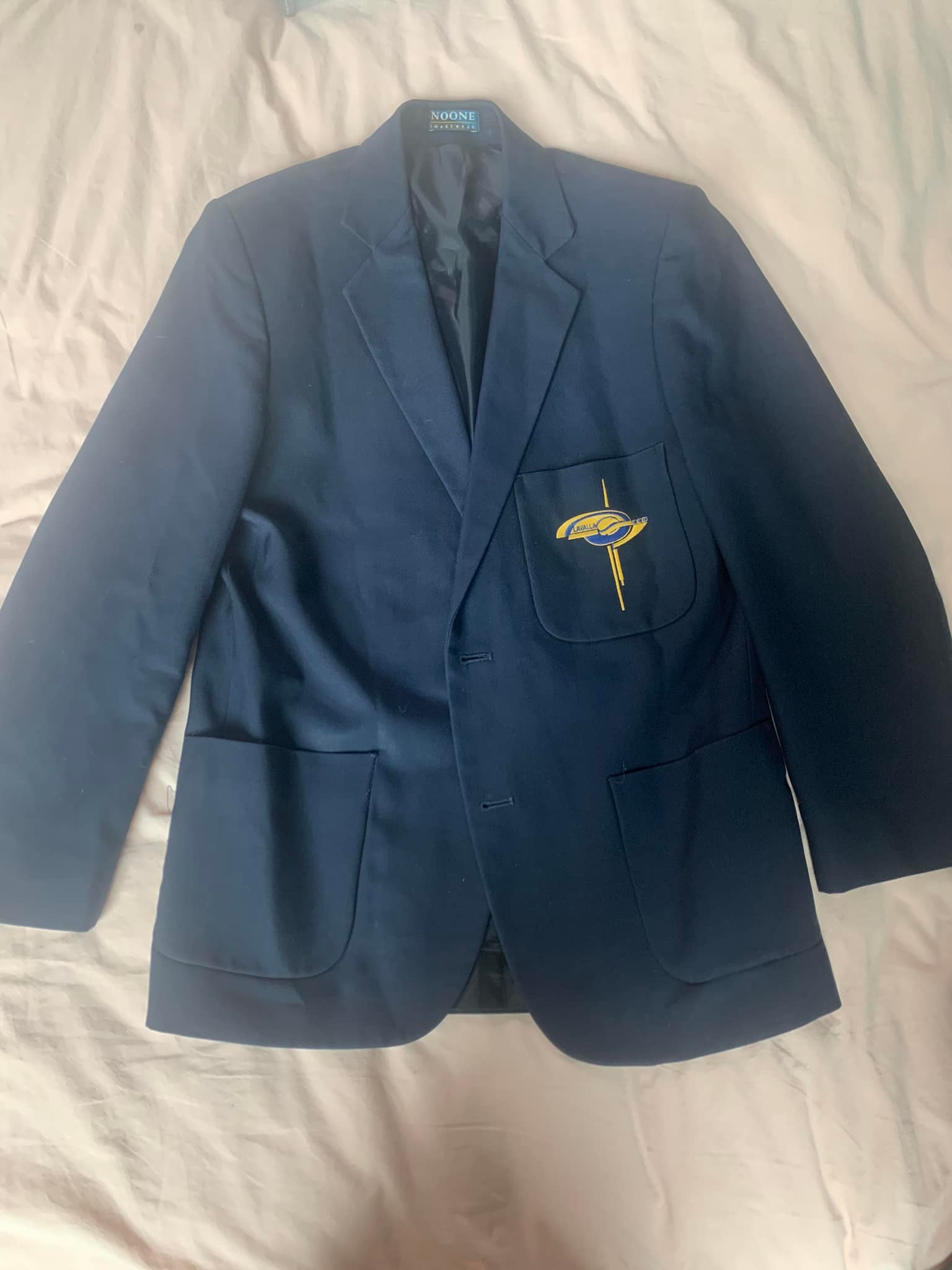 Blazer Homme Fay En Laine Non Doublé - Taille 52 Navy (bleu Marine) - NWT (neuf Avec étiquettes)