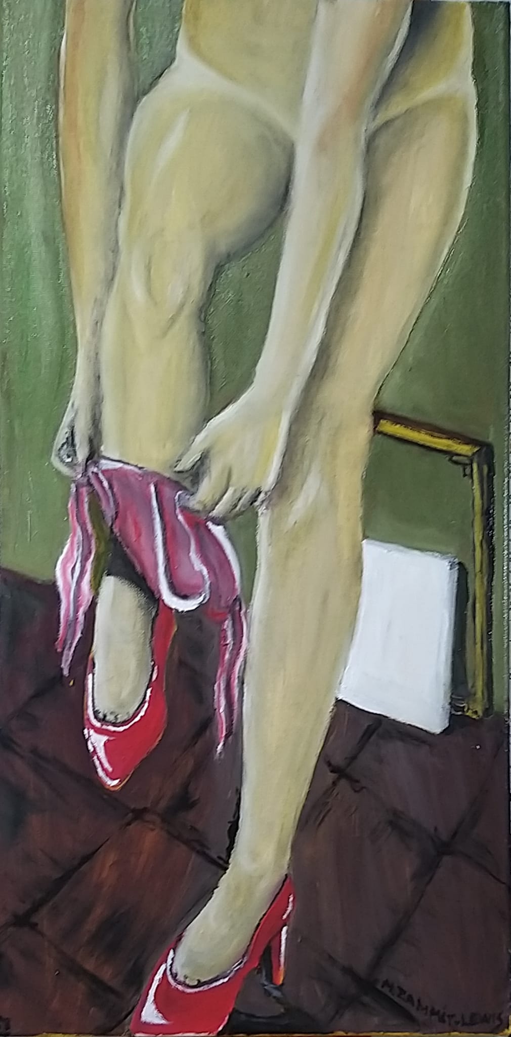 First oil painting from a model since the 60s