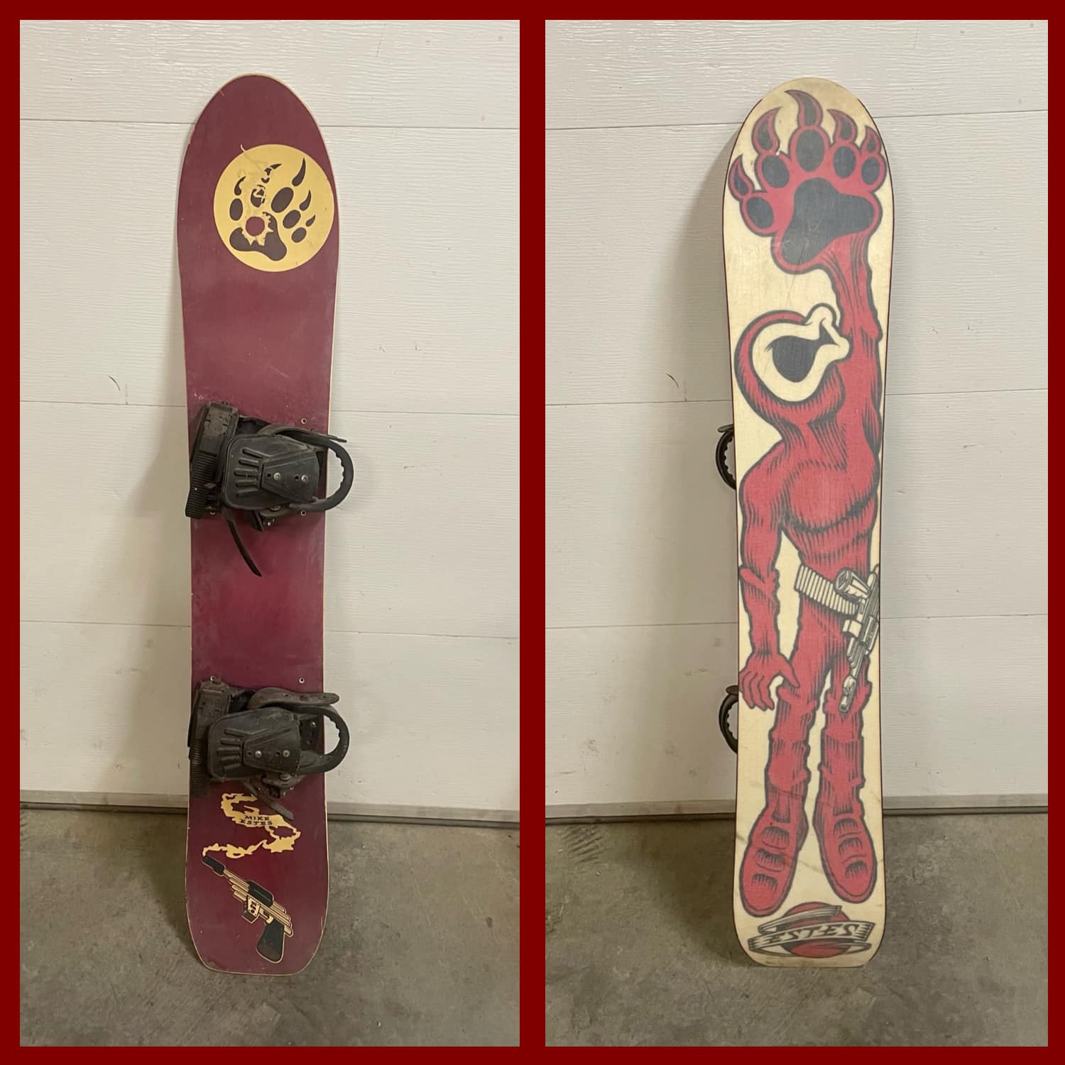 Barfoot woody snowboard nostalgia