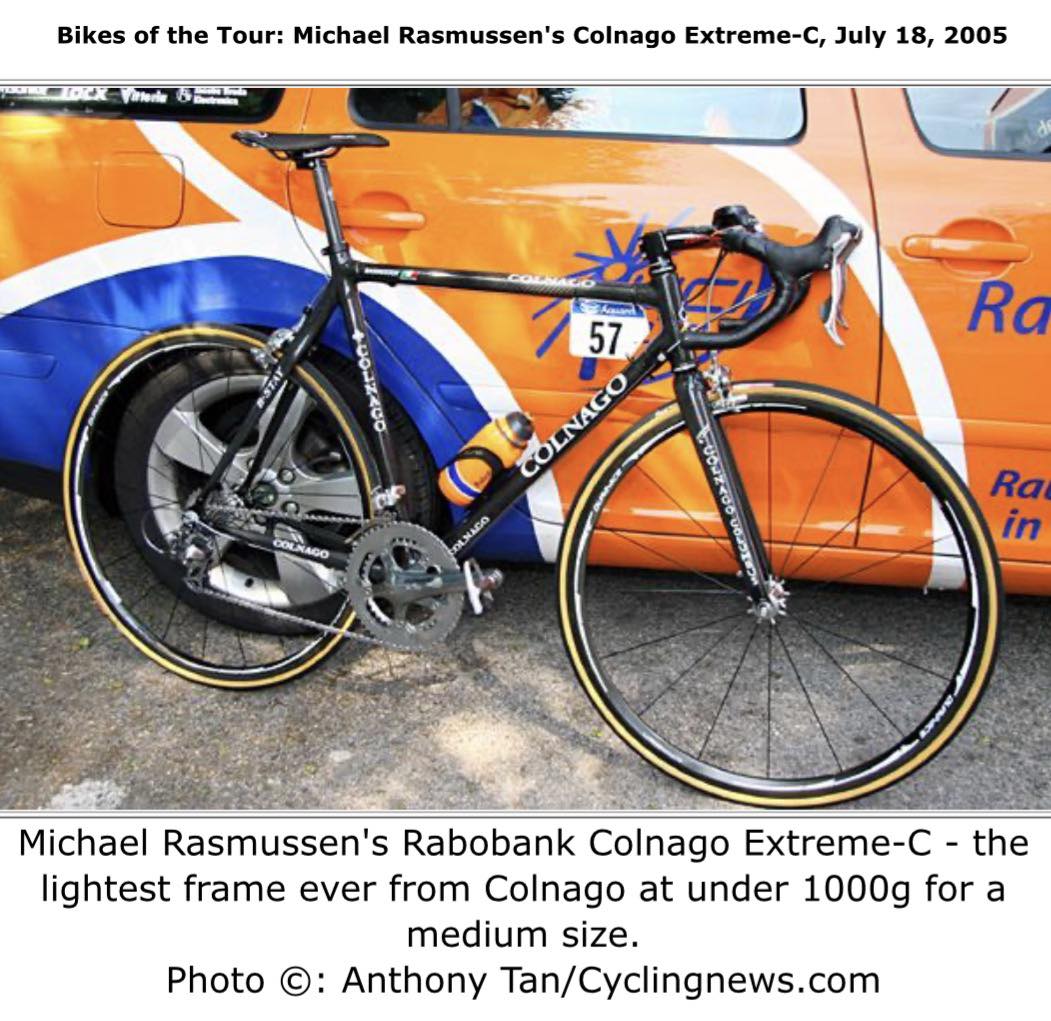 Riding a 2008 Colnago Extreme Power sprinter frame