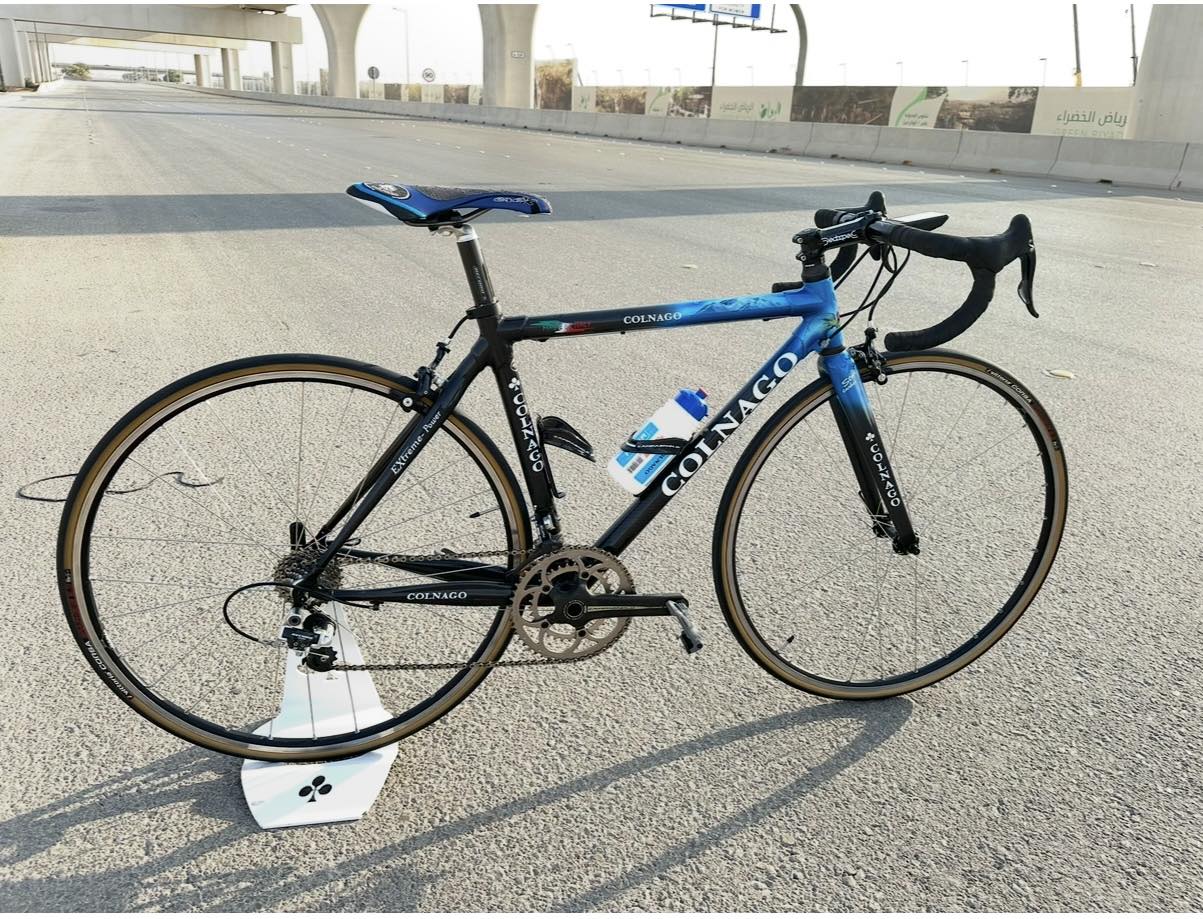 Riding a 2008 Colnago Extreme Power sprinter frame