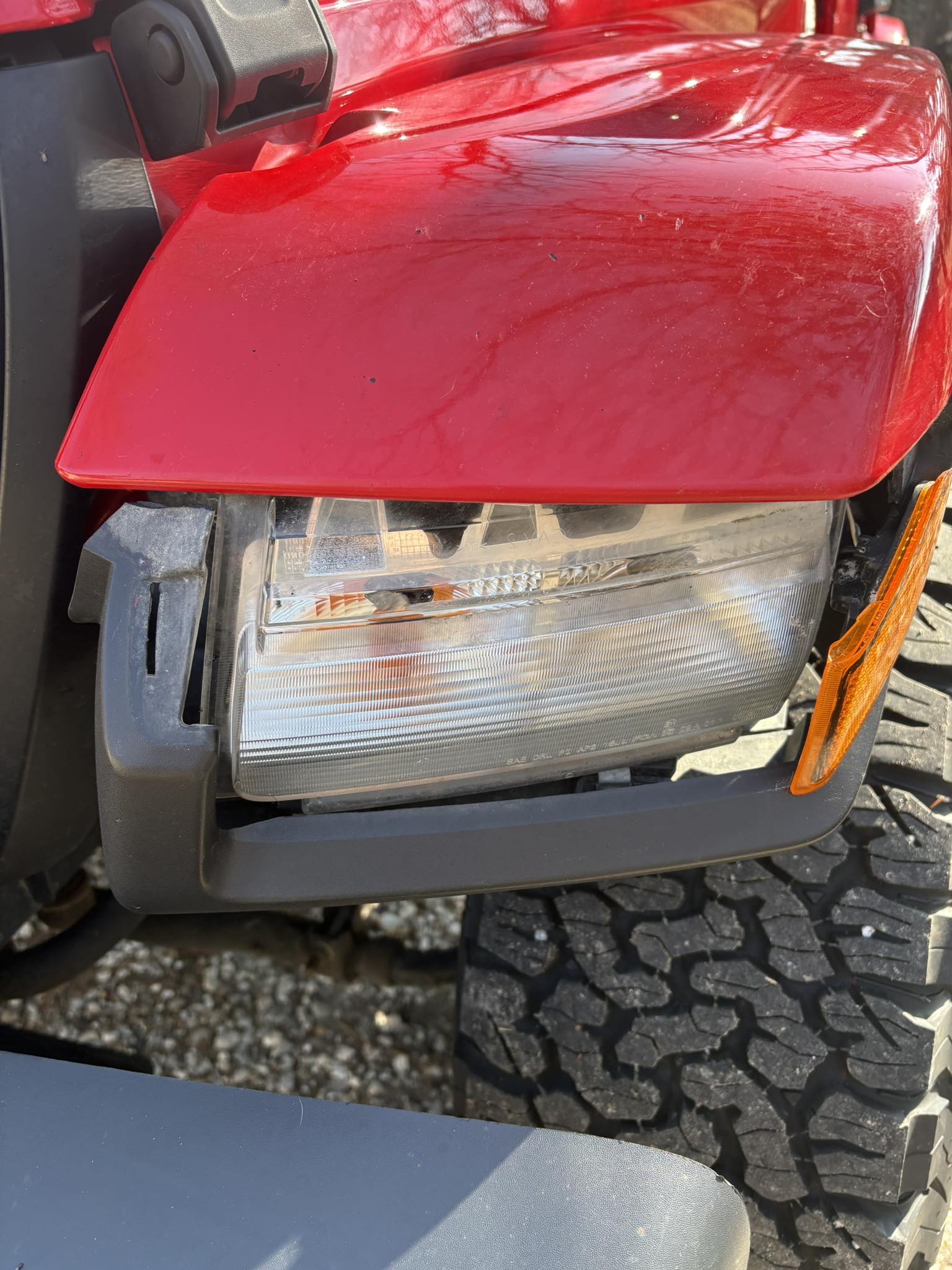 Replacing fender on 2021 Jeep Wrangler Unlimited Sahara