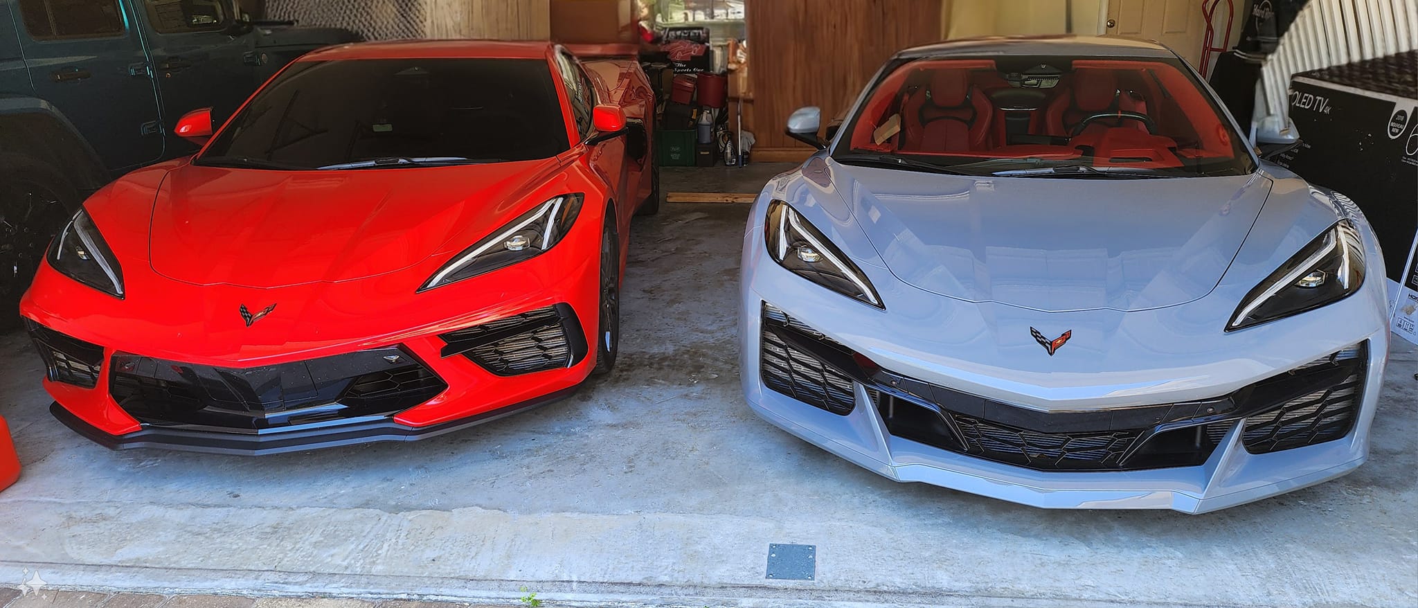 My 2024 ZO6 HTC and my grandson's 2024 Z51 Coupe.