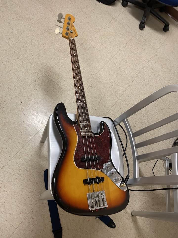 1988 Japanese Fender power jazz bass.