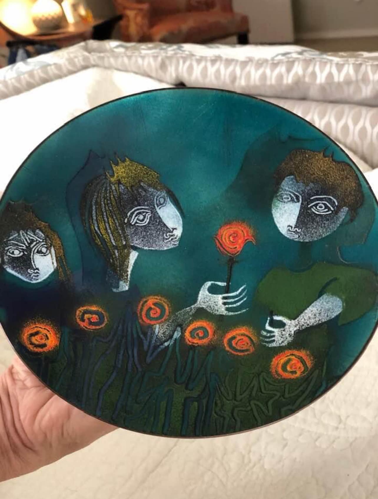 Set de 3 bols en porcelaine et bambou "Illusion" pour apéritif