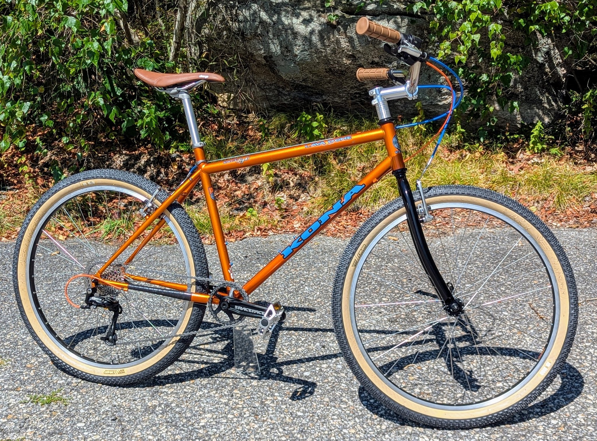 VTT Vintage Kona Lava Dome 1994 - 19" Cadre Moyen - Vert - 21 Vitesses - Occasion En état De Marche