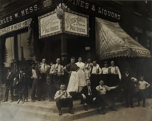 Family photographs of the Amann Brothers Dance Hall in Round Lake