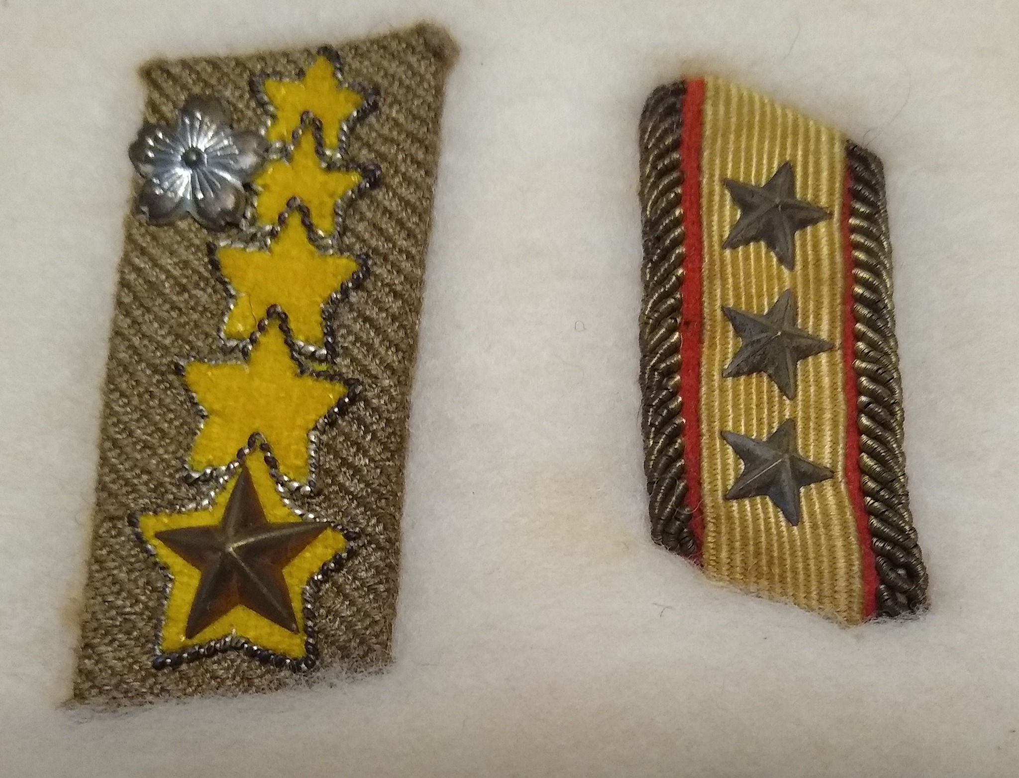 Can anyone tell me about these Japanese collar insignia? Any help