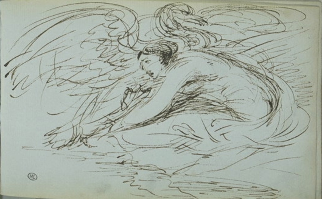 Cy Twombly, Leda and the Swan, 1963
