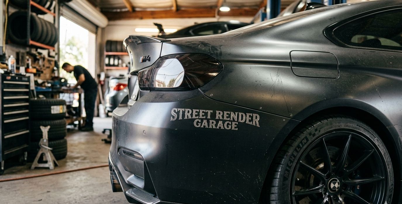 Street Render Garage