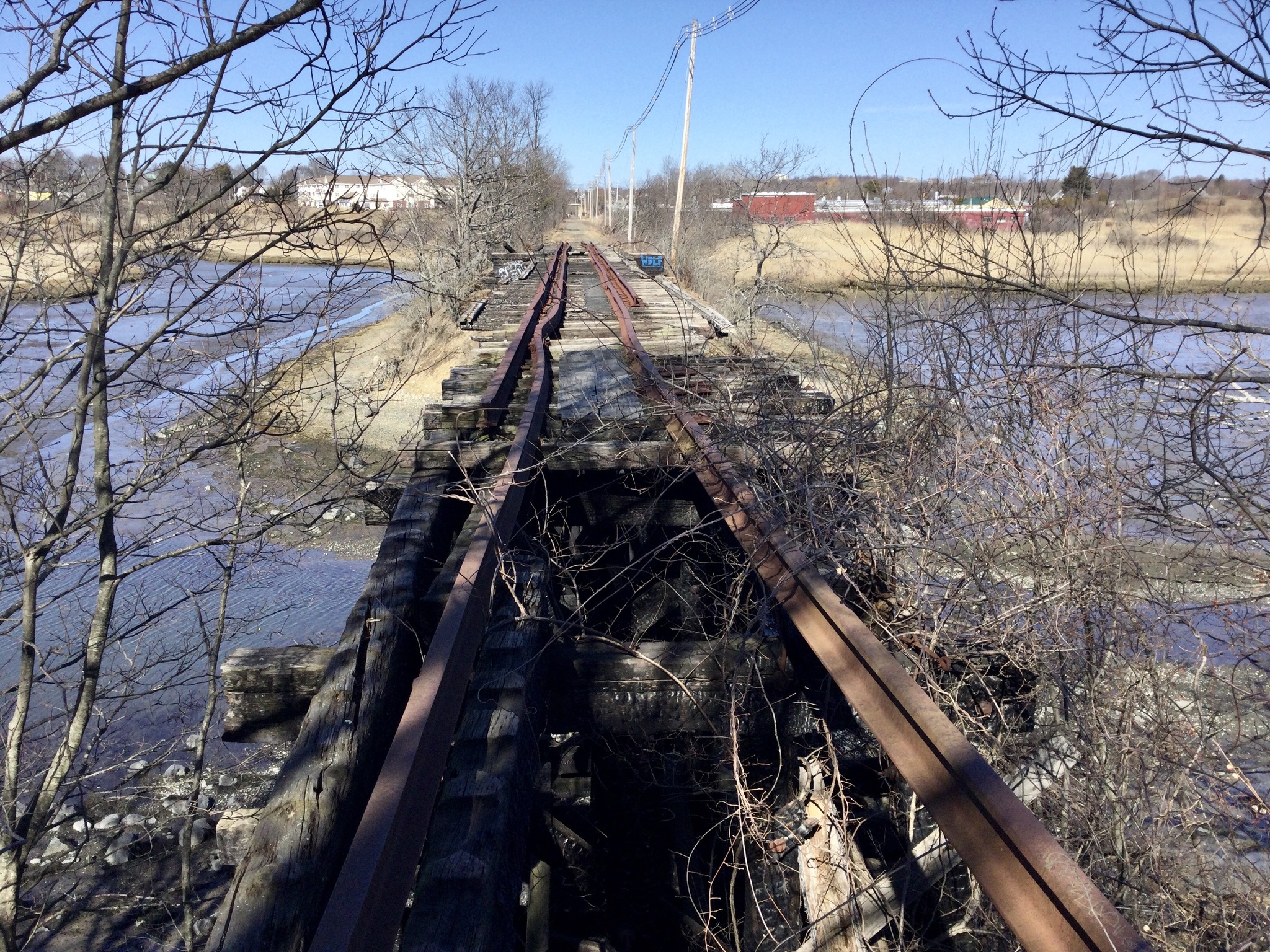 Abandoned Rails | Waters River Bridge, from Peabody Ma | Facebook