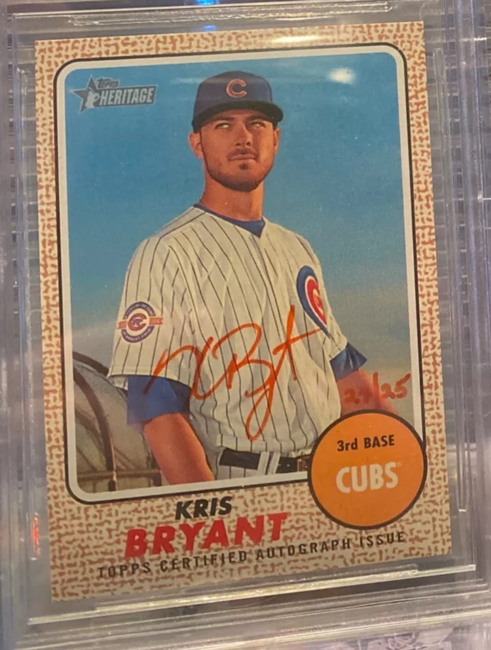 2015 Topps Chrome Blaster Yields Kris Bryant Autograph Card
