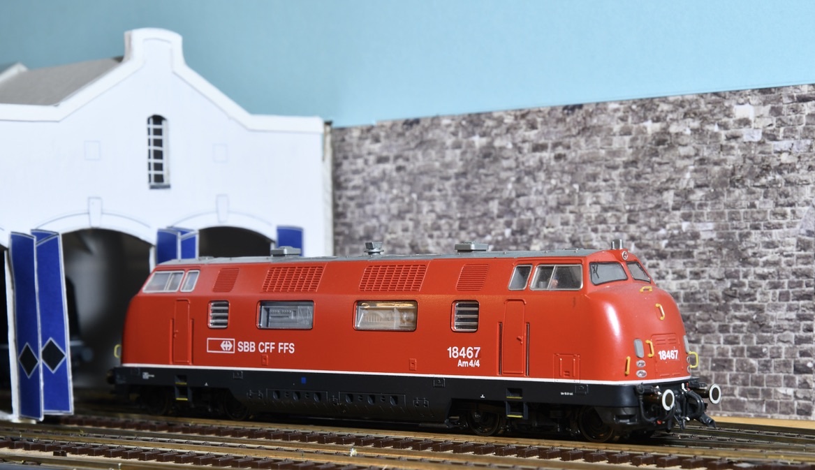 Roco SBB Am4/4 diesel locomotive operation