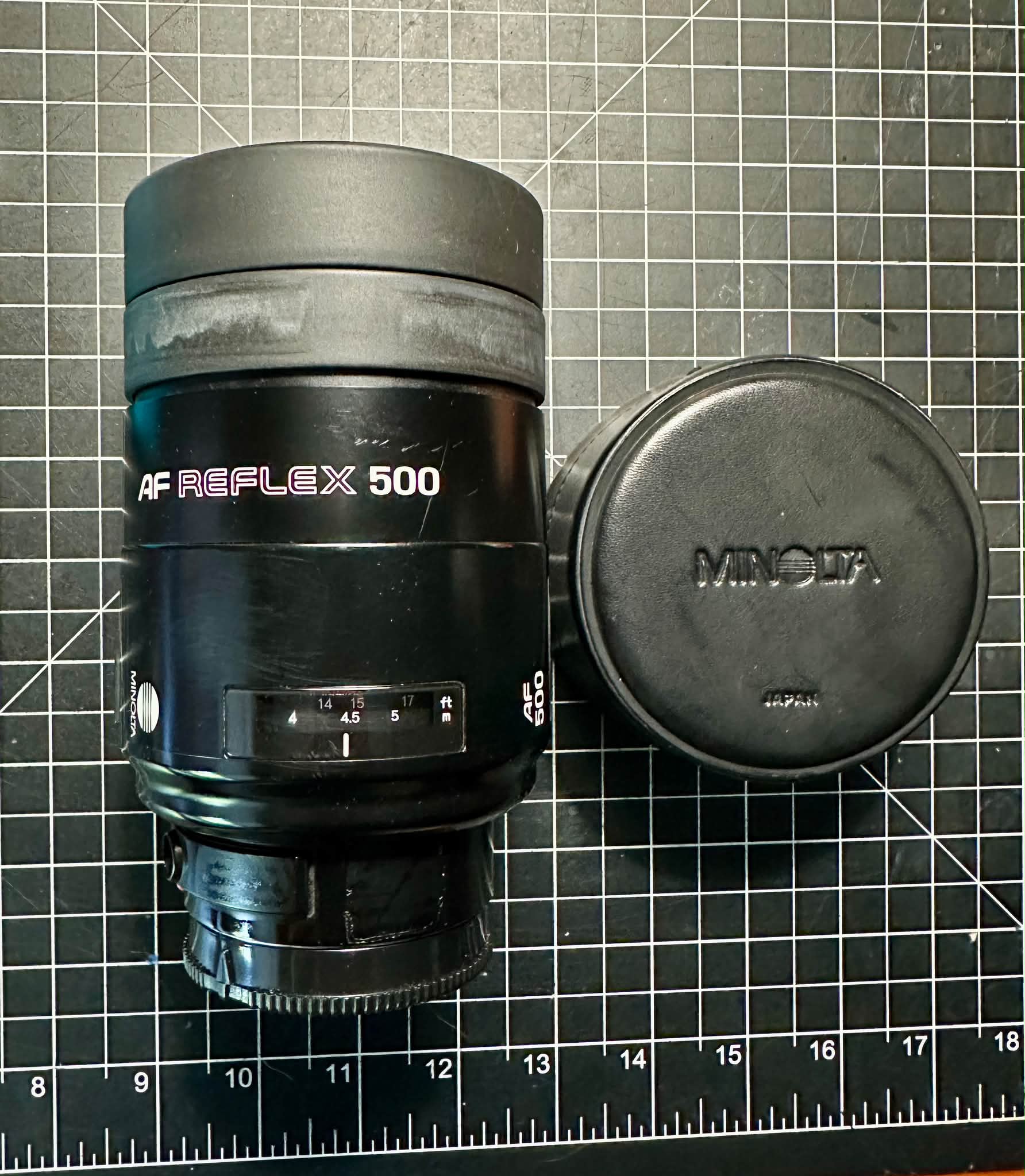 Does anyone have a Yashica ML Reflex 500mm f8?